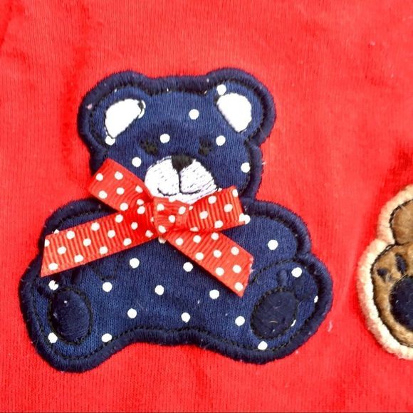 Vintage Buster Brown Unisex Boys Girls Embossed Furry Teddy Bear Shirt Size 5 - Picture 4 of 5